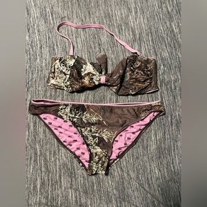 Pink camo bikini